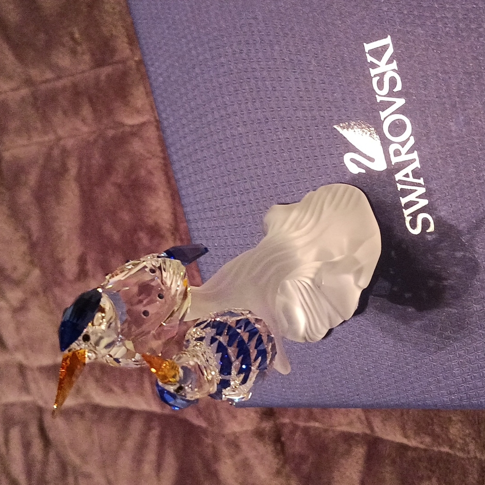 Giftable Swarovski Malachite Kingfisher